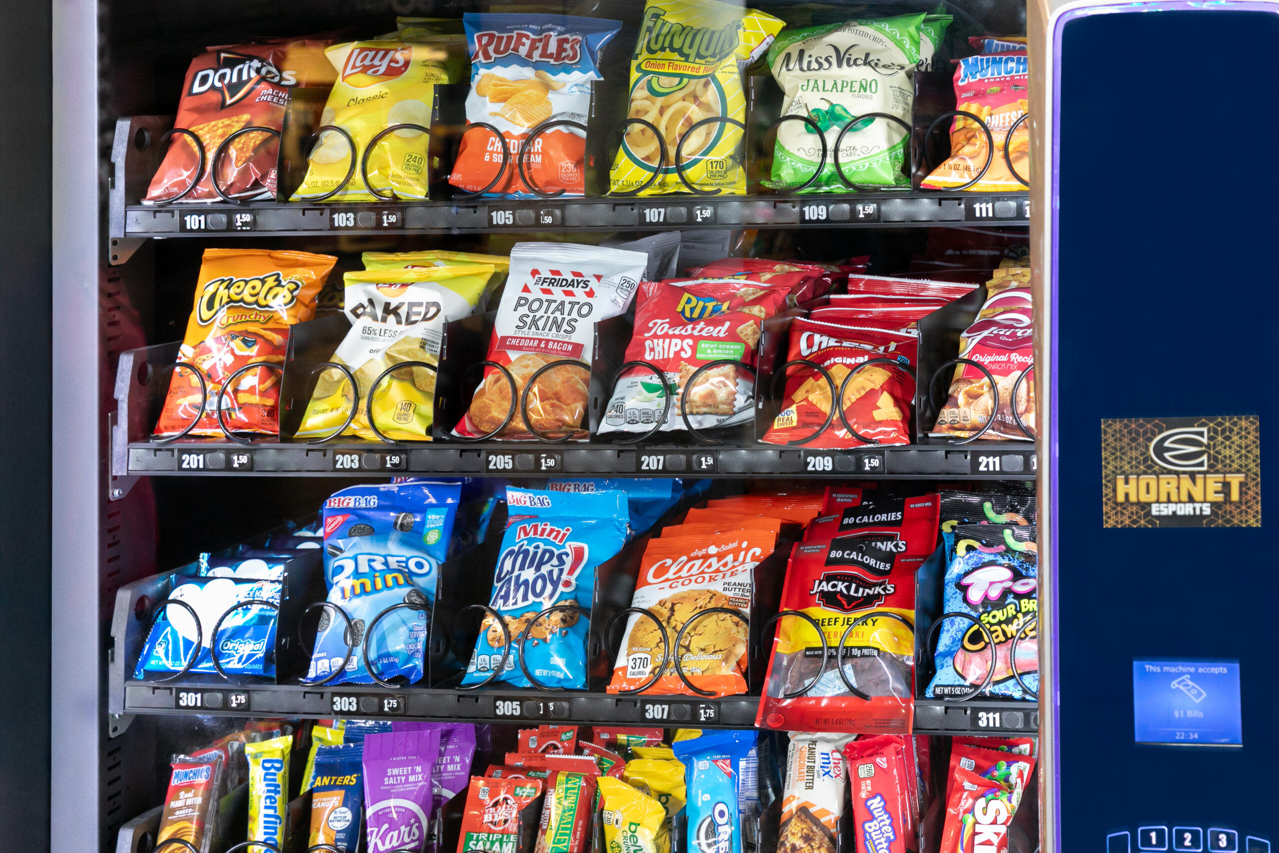 Vending Machine with Snacks